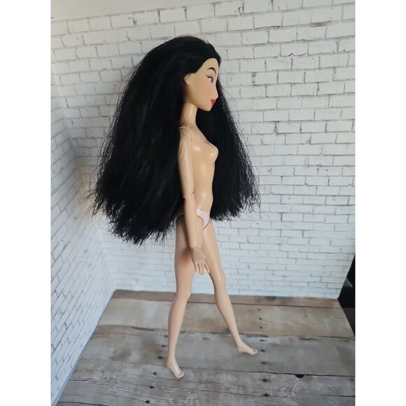 Disney Store Mulan 11.5 Inch Doll Nude Black Hair Princess Fashion Figure - Picture 3 of 6